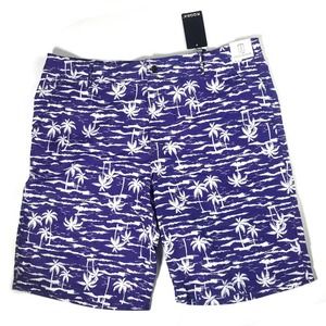 RQQBA Palm Tree Swim Board Shorts NWT size 38